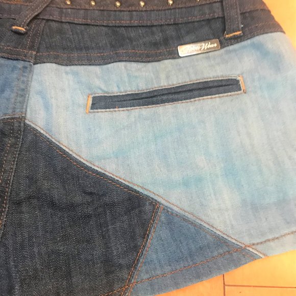 Cute patchwork style short shorts - Picture 5 of 5